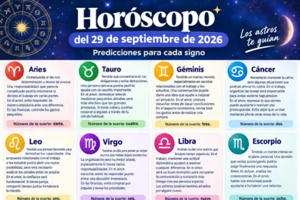Horóscopo del 29 de septiembre de 2026: predicciones para cada signo