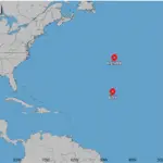 Tormentas Hanna y Fay avanzan por el Atlántico sin peligro para tierra