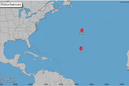 Tormentas Hanna y Fay avanzan por el Atlántico sin peligro para tierra