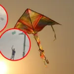 Niños en peligro al volar chichiguas en puente de la Máximo Gómez