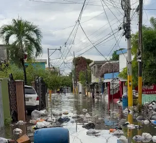 Crisis por basura e inundaciones afecta a Madre Vieja Norte en San Cristóbal