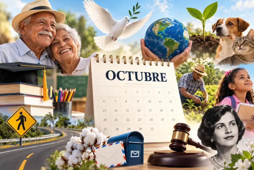 Efemérides de octubre: fechas y conmemoraciones clave del mes