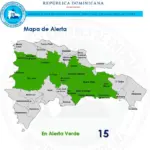 COE eleva alerta verde a 15 provincias por riesgo de inundaciones