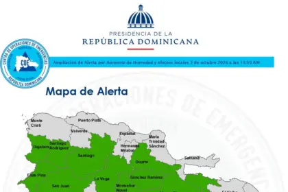 COE eleva alerta verde a 15 provincias por riesgo de inundaciones