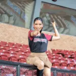 Melissa Santos debuta como animadora oficial de los Gigantes del Cibao