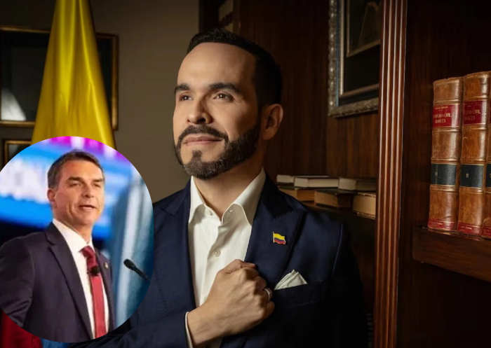Abelardo de la Espriella respalda a Flávio Bolsonaro en elecciones de Brasil