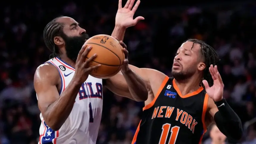 76ers aplastan a Knicks en el inicio de su pretemporada NBA sin LeBron