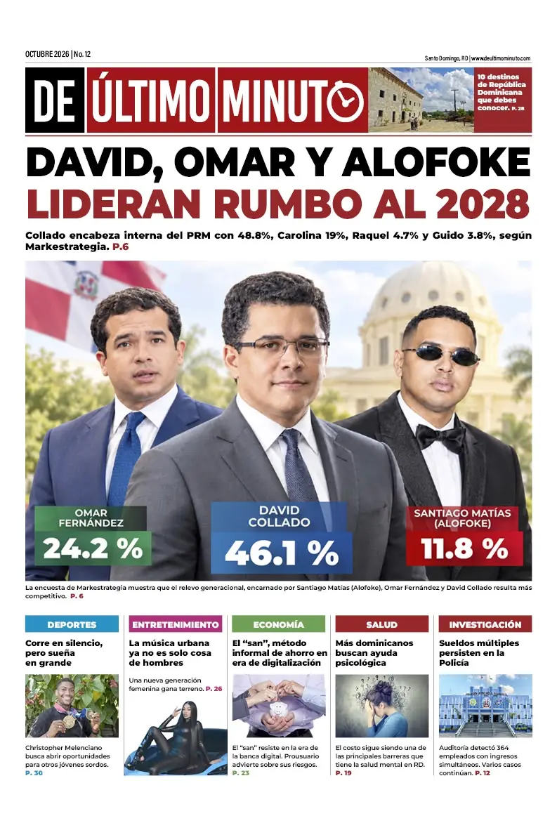 De Último Minuto lanza edición impresa con encuesta electoral 2028