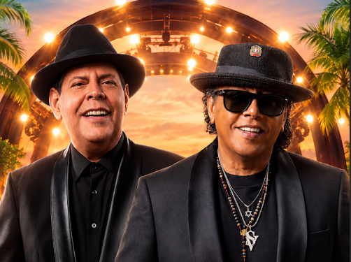 Fernando Villalona y Sergio Vargas juntos en Noche de Dos Grandes