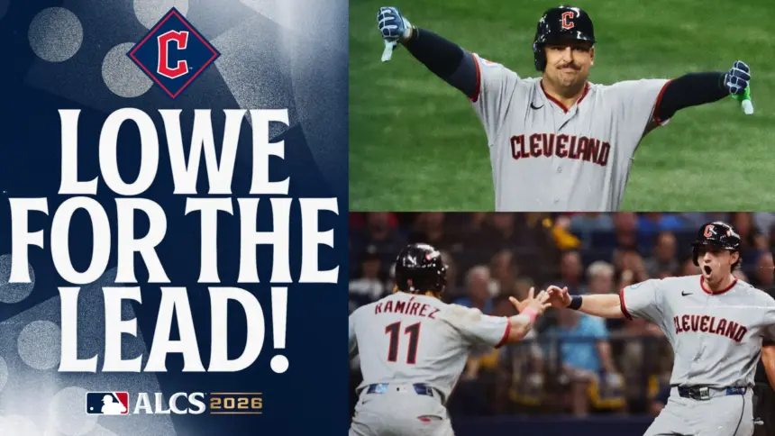 Guardianes de Cleveland remontan y vencen a Rays en la Serie de Campeonato
