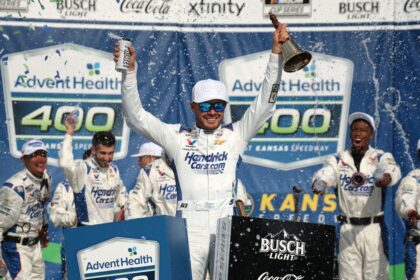 Larson Dominates in Kansas: Third NASCAR Season Victory!