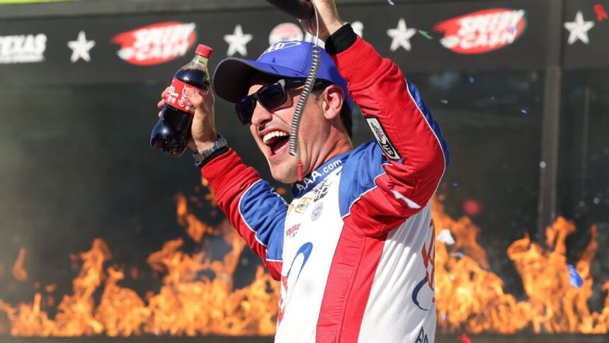 Logano Conquers Texas in OT: First NASCAR Season Victory