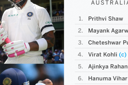 India names XI for Adelaide Test: Shaw, Saha and Ashwin to start