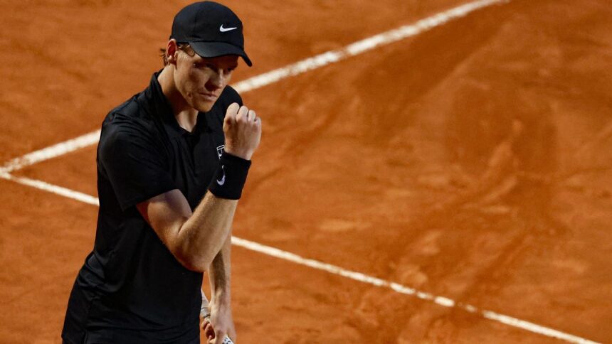 Sinner passes test in Rome: Defeats Cerundolo and advances to quarterfinals