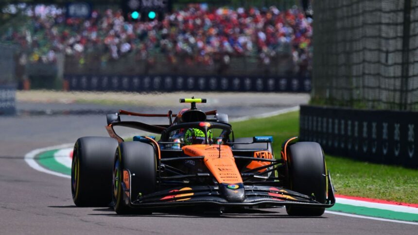 Norris Dominates Final Practice in Imola: McLaren at the Front in Emilia-Romagna GP