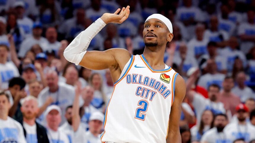 Shai Gilgeous-Alexander wins the NBA MVP after leading the Thunder