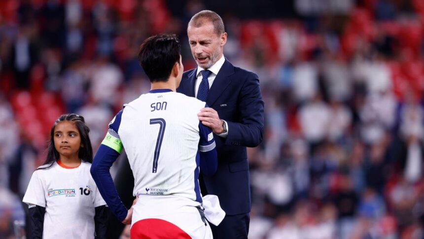 Son Heung-Min without a medal after Tottenham's victory in the Europa League