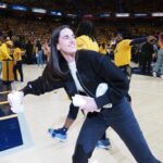 Caitlin Clark: Pacers fan, celebrates epic Playoffs victory