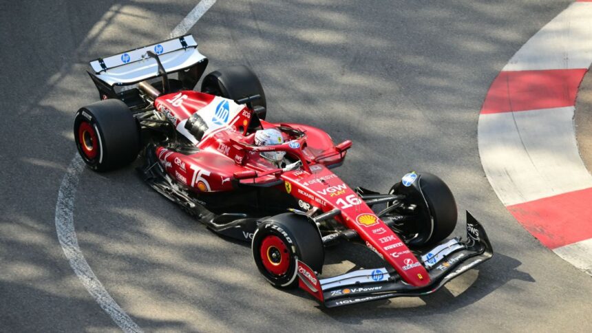 Leclerc Tops Practice in Monaco, Piastri Second