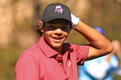 Charlie Woods, Tiger's son, conquers his first AJGA title with a 66