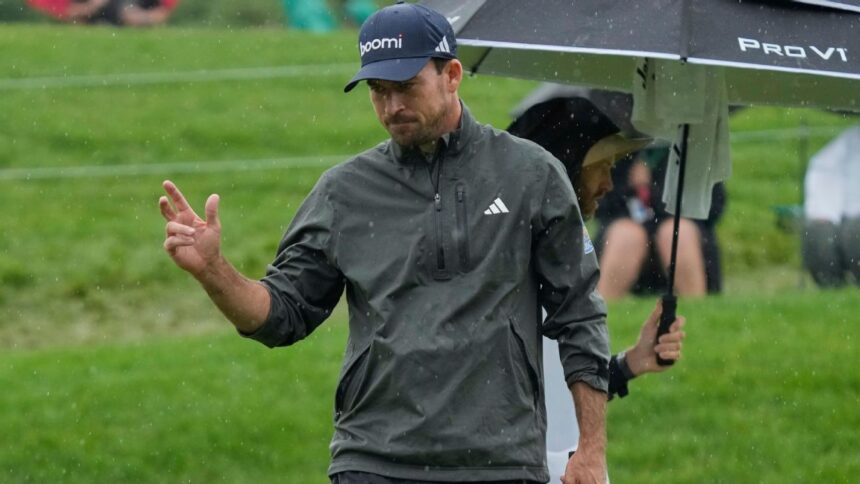 Taylor and Griffin lead Memorial in the rain; Scheffler lurking