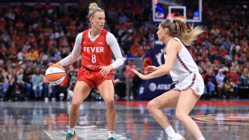 Fever without Clark: Colson and Cunningham, injured in loss to Sun