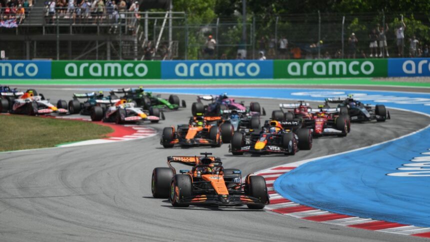 Piastri Wins in Spain; Verstappen Sanctioned After Controversy with Russell