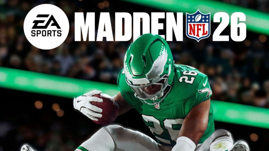 Saquon Barkley, Eagles Star, on Madden NFL 26 Cover
