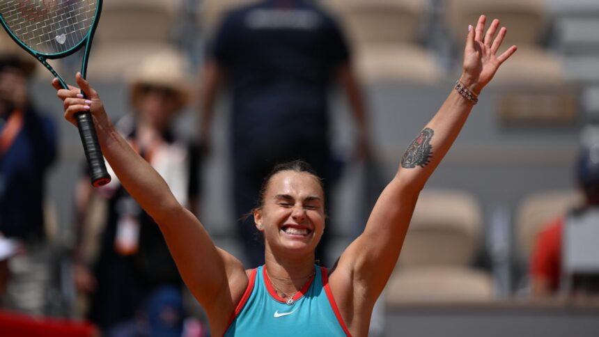 Sabalenka, World No. 1, to Roland Garros Semifinals after Defeating Zheng