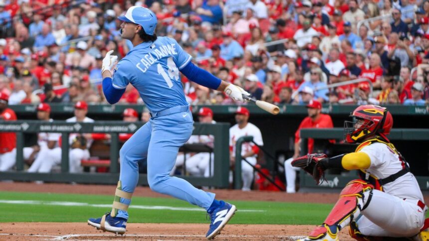 Caglianone's hitless debut impacts Royals' victory over Cardinals