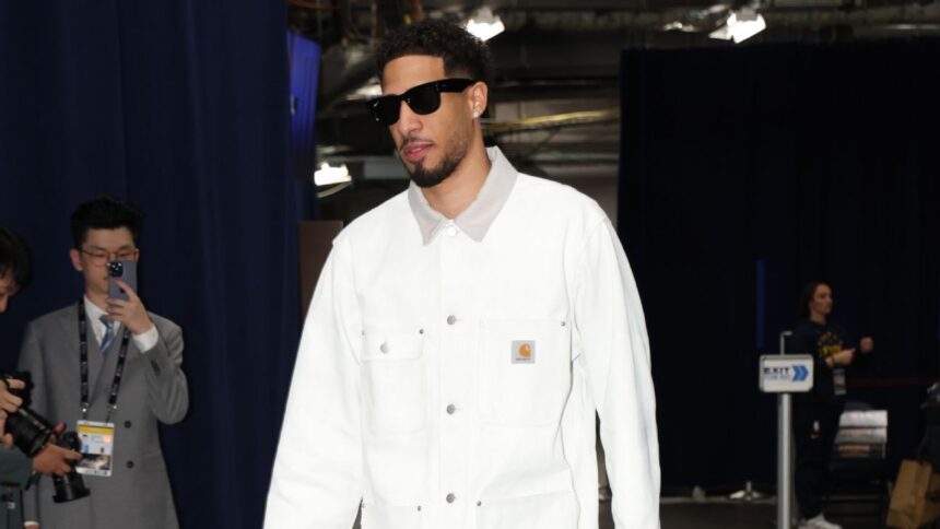 NBA Stars: Tyrese Haliburton and More, Dazzle at Finals Arrival