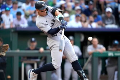 Judge Connects 469-Foot Blast: Dominates with Yankees against Royals