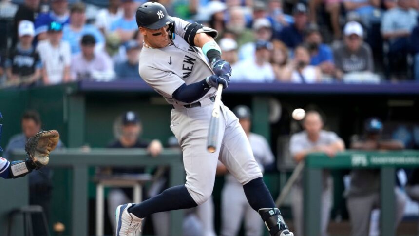 Judge Connects 469-Foot Blast: Dominates with Yankees against Royals