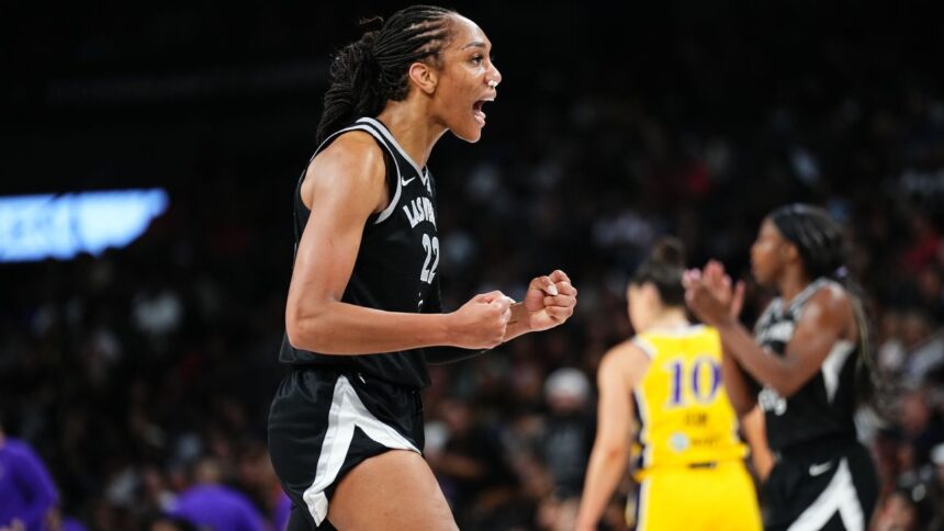 A'ja Wilson Suffers Head Injury: Aces Fall to Sparks