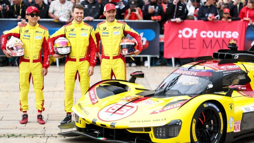 Kubica leads Ferrari to their third consecutive win at Le Mans