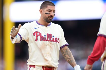 Castellanos, out of Phillies lineup for inappropriate comment