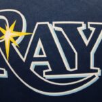 Bigge of the Rays, injured by foul: He left the field on a stretcher