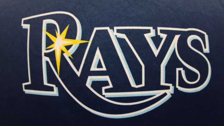 Bigge of the Rays, injured by foul: He left the field on a stretcher