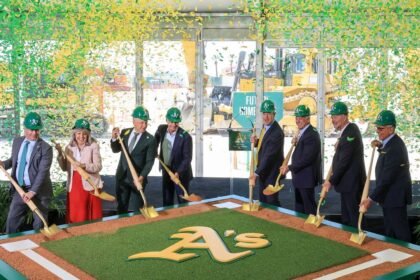 A's break ground on Las Vegas stadium: "We are Vegas' team"