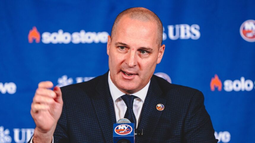 Islanders: GM Darche rules out trading the No. 1 pick, but seeks to improve the team