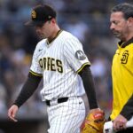 Bergert of Padres Abandoned Game After Being Hit By Line