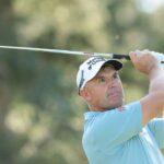Harrington and Hensby lead the US Senior Open at 3 under par