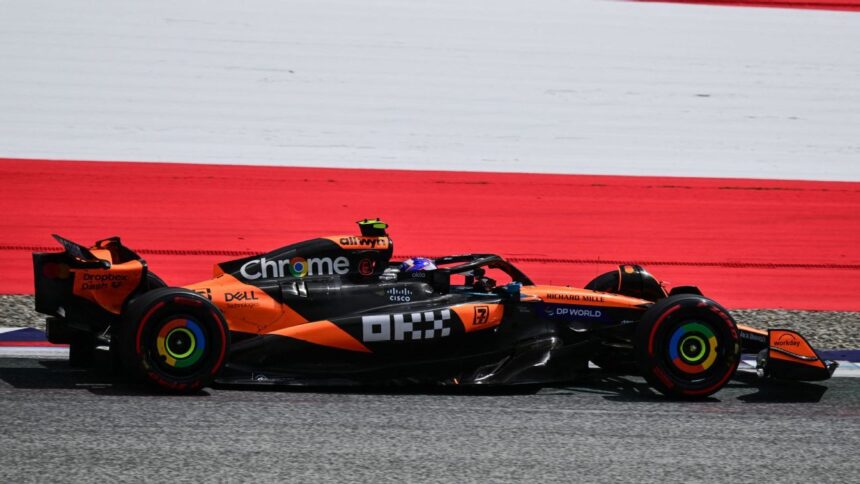 Norris leads FP2 of the Austrian GP, Piastri second: McLaren at the front