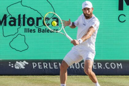 Moutet in the Mallorca Open final: Seeks his first ATP title in 5 years