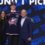Meredith Gaudreau Thrills at the NHL Draft: Blue Jackets Pick Smith
