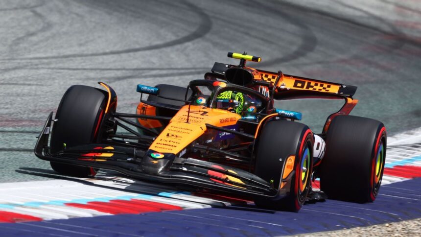 Norris Dominates Austrian GP Practice, Overtakes Piastri and Challenges Verstappen
