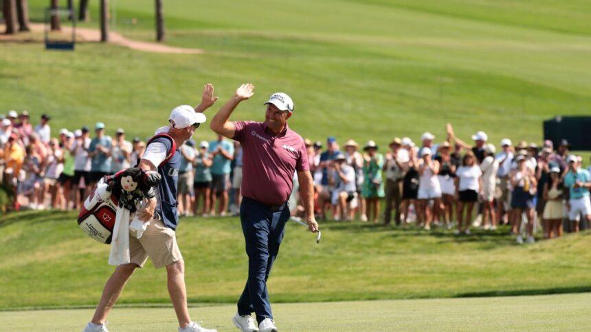 Harrington Surges with Spectacular Chip and Leads U.S. Senior Open