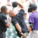 Freeman and Schaeffer, ejected: Rockies vs. Brewers, controversy over strike