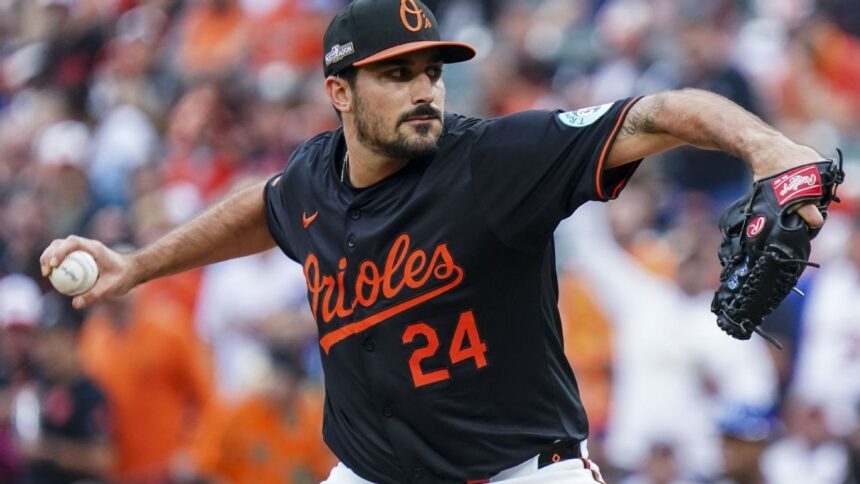 Orioles place Zach Eflin on injured list with back issues