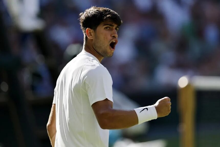 Alcaraz Suffers at Wimbledon: Beats Fognini in Thrilling Debut